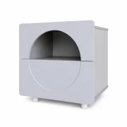 Noptiera Moderna Minimalista cu spatiu de depozitare - gri