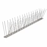 10 DARABOS SZETT – Madárriasztó tüske rozsdamentes acél tartóval, 100 cm, 80 tüske