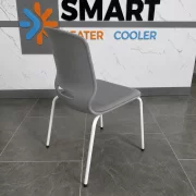 Ergonomikus irodai szék Seren, fix, fém lábakkal, szín: szürke, méret: 400*440*835 mm