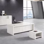 Escritorio directivo Valente con armario lateral móvil - dimensiones: 2000 × 1000 × 750 mm