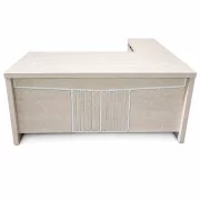 Escritorio directivo Valente con armario lateral móvil - dimensiones: 2000 × 1000 × 750 mm