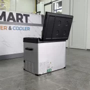 Nevera portátil para coche con compresor Smart Cooler de 50L, 12/24 V, pantalla LCD y bluetooth, impuesto ecológico incluido
