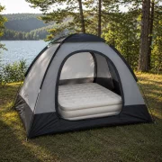 Saltea Gonflabilă de Aer 203x157x47 cm – Confort Portabil și Ușor de Utilizat