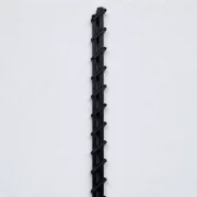 Sistema de guías de aluminio – perfil duradero para paneles deslizantes, 3 m, negro