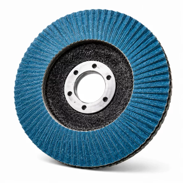SET 10 BUC - Disc abraziv lamelar conic T29, granulație P40, 115x22.23 mm, pentru șlefuire și polizare metal