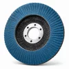 SET 10 BUC - Disc abraziv lamelar conic T29, granulație P80, 115x22.23 mm, pentru șlefuire și polizare metal