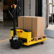 Transpalet electric 3T, furci 550 mm, roți nylon – pentru utilizare industrială