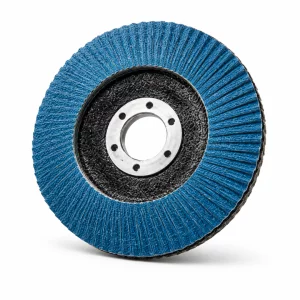 SET 10 BUC - Disc abraziv lamelar conic T29, granulație P60, 180mm x 22.23mm, pentru șlefuire și polizare metal