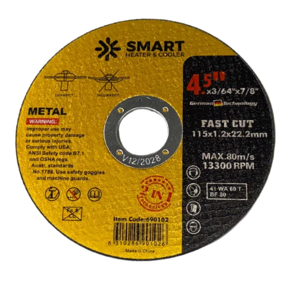 SET 25 BUC - Disc Taiere Inox si Metal T41,115mm x 1.2mm x 22.23mm-disc plat