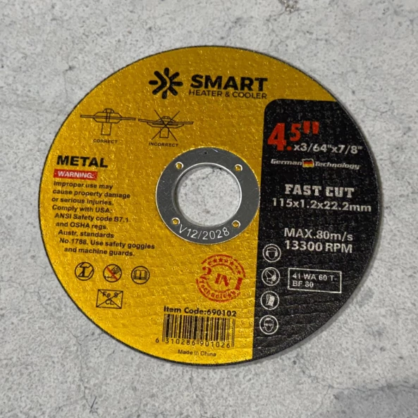 SET 25 BUC - Disc Taiere Inox si Metal T41,115mm x 1.2mm x 22.23mm-disc plat