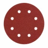 SET 50 BUC - Disc abraziv Velcro 125 mm, 8 găuri, granulație G40, pentru șlefuire lemn și metal