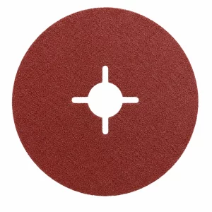 SET 25 BUC - Disc abraziv din fibră Alox 125×22,23 mm, granulație G120