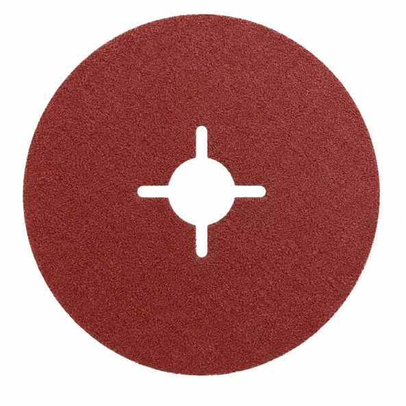 SET 25 BUC - Disc abraziv din fibră Alox 125×22,23 mm, granulație G80