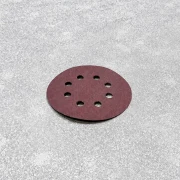 SET 50 BUC - Disc abraziv Velcro 125 mm, 8 găuri, granulație G240, pentru șlefuire lemn și metal