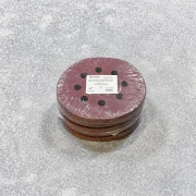 SET 50 BUC - Disc abraziv Velcro 125 mm, 8 găuri, granulație G240, pentru șlefuire lemn și metal