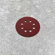 SET 50 BUC - Disc abraziv Velcro 125 mm, 8 găuri, granulație G320, pentru șlefuire lemn și metal