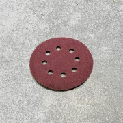 SET 50 BUC - Disc abraziv Velcro 125 mm, 8 găuri, granulație G80, pentru șlefuire lemn și metal