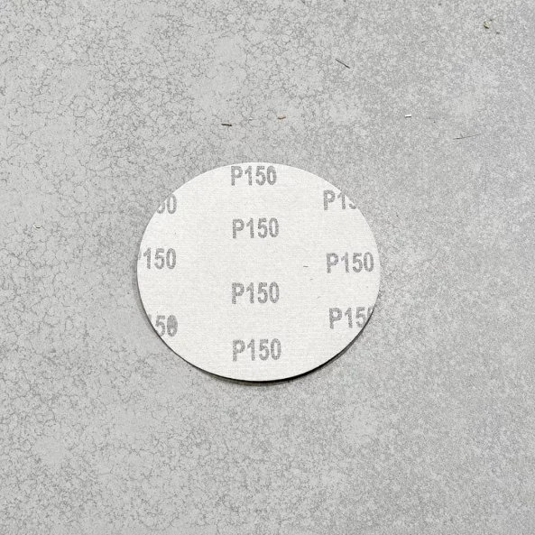 SET 50 BUC - Disc abraziv Velcro 125 mm, fără găuri, granulație G150, pentru șlefuire lemn și metal