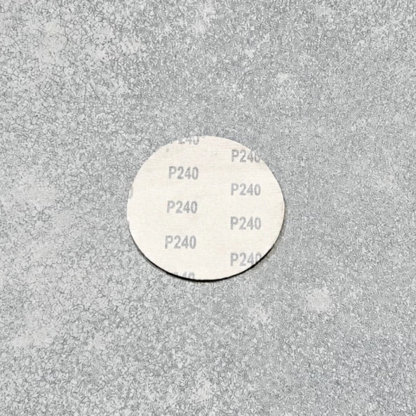 SET 50 BUC - Disc abraziv Velcro 125 mm, fără găuri, granulație G240, pentru șlefuire lemn și metal