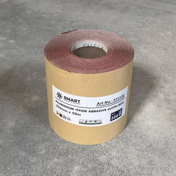 Rolă pânză abrazivă, granulație G320, 200mm x 50m, pentru șlefuire lemn și metal
