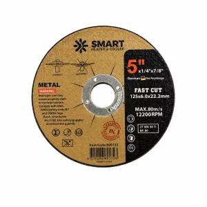 SET 5 BUC - Disc Taiere Inox si Metal T27, 125mm x 6.0mm x 22.23mm – disc concav