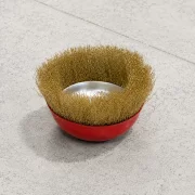 Perie cupa de sarma cu fir crimpat de 125 mm - pentru Curatare si Polizare