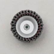 Perie cupa din sarma cu fir rasucit, 150mm - pentru curatare si slefuire metalica