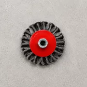 Perie rotativa cu sarma rasucita, 100 mm-pentru polizor unghiular