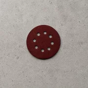 SET 50 BUC - Disc abraziv Velcro 125 mm, 8 găuri, granulație G150, pentru șlefuire lemn și metal