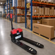 Transpalet electric 3T, furci 550 mm, roți nylon – pentru utilizare industrială