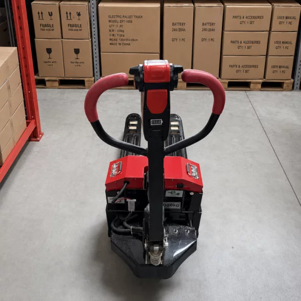 Transpalet electric 3T, furci 550 mm, roți nylon – pentru utilizare industrială