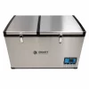Frigider auto cu compresor smart cooler, capacitate 100L, cu bluetooth si zonă dublă de răcire, taxa verde inclusă