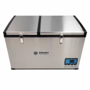 Frigider auto cu compresor smart cooler, capacitate 100L, cu bluetooth si zonă dublă de răcire, taxa verde inclusă