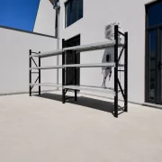 Extensie raft profesional pentru depozitare - L2000xl600xH2000 mm , 600kg