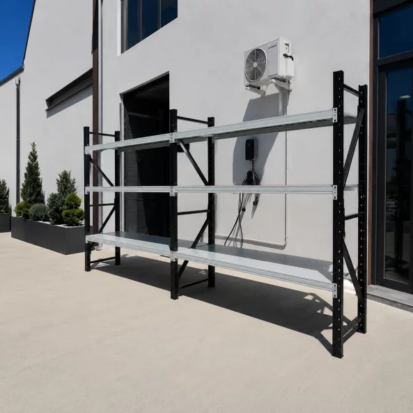 Extensie raft profesional pentru depozitare - L2000xl600xH2000 mm , 600kg