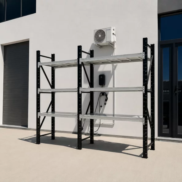 Extensie raft profesional pentru depozitare - L1000xl600xH2000 mm , 600kg - PRODUS RESIGILAT