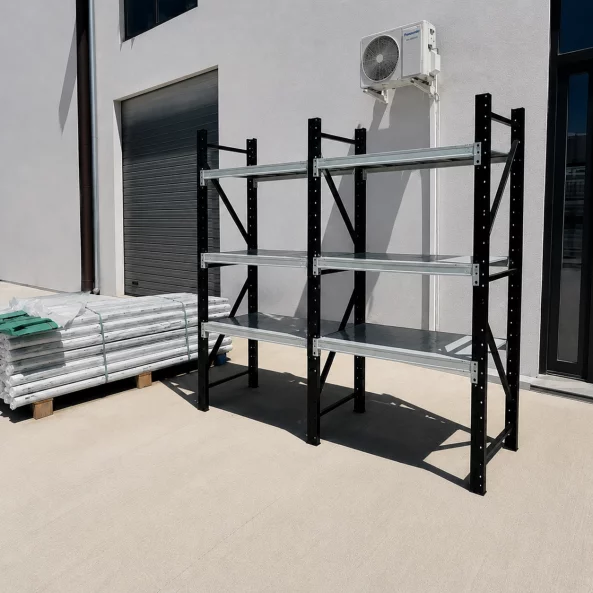 Extensie raft profesional pentru depozitare - L1000xl600xH2000 mm , 600kg - PRODUS RESIGILAT