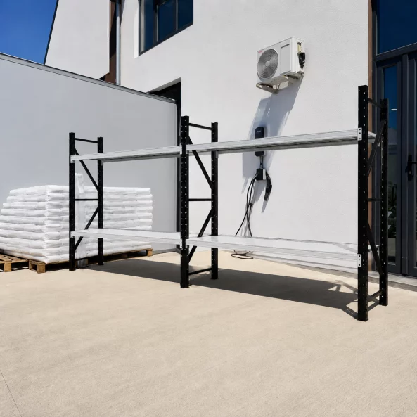 Extensie raft profesional pentru depozitare - L2000xl600xH2000 mm , 400kg