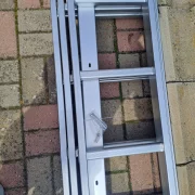 Scara profesionala din aluminiu, 3 tronsoane 3 x 16 trepte - PRODUS RESIGILAT