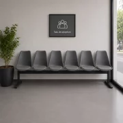 Set Sydney 6 locuri – spatar cu perna pentru bancute din sali de asteptare