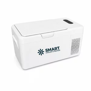 Nevera portatil para coche con compresor Smart Cooler S15, 12-24V, capacidad 18L, pantalla LCD