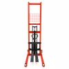 Transpalet manual 1T, inaltime de ridicare 2.0M – Furci reglabile 200-580 mm