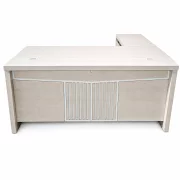 Valente igazgatói íróasztal oldalsó mobil szekrénnyel - méretek 1800800750 mm