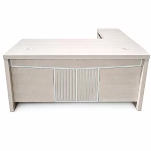 Birou directorial Valente cu dulap lateral mobil - dimensiuni 1800*800*750 mm