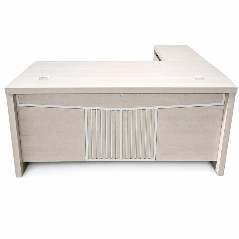 Birou directorial Valente cu dulap lateral mobil - dimensiuni 1800*800*750 mm