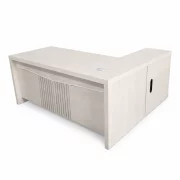Valente igazgatói íróasztal oldalsó mobil szekrénnyel - méretek 1800800750 mm