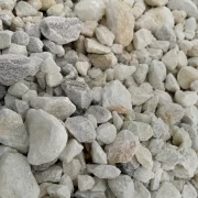 Mosaico/Piedra decorativa blanca 15-30 mm por saco de 50 kg