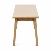 Banca cu structura din lemn de acacia,White L160-l39-h42 cm