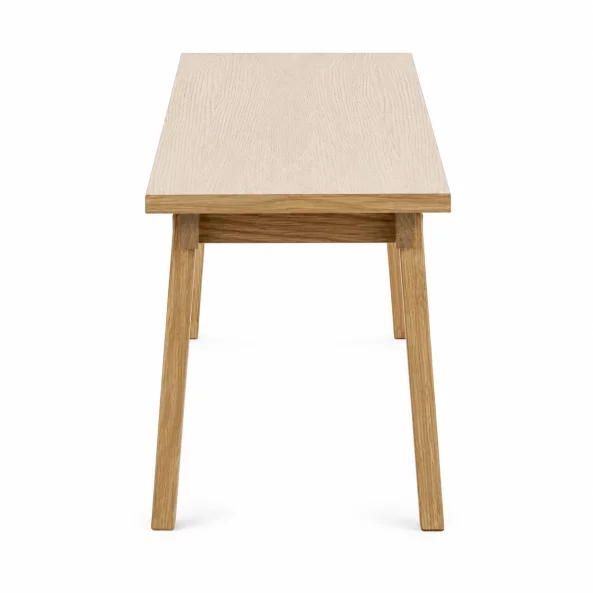 Banca cu structura din lemn de acacia,White L160-l39-h42 cm