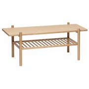Masa de cafea din lemn, stil scandinav, 120x57x46 cm